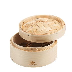 Steam basket bamboo
20cm, 1 basket 