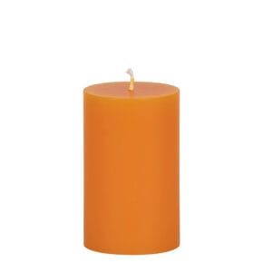 Bougie cylindrique de 13 cm
orange 