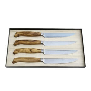 Set de 4 couteaux à steak
Olive 12 cm 
