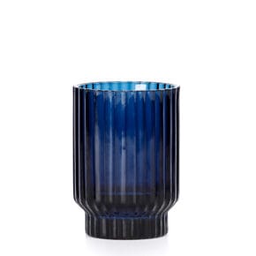 Windlicht und Vase
blau 