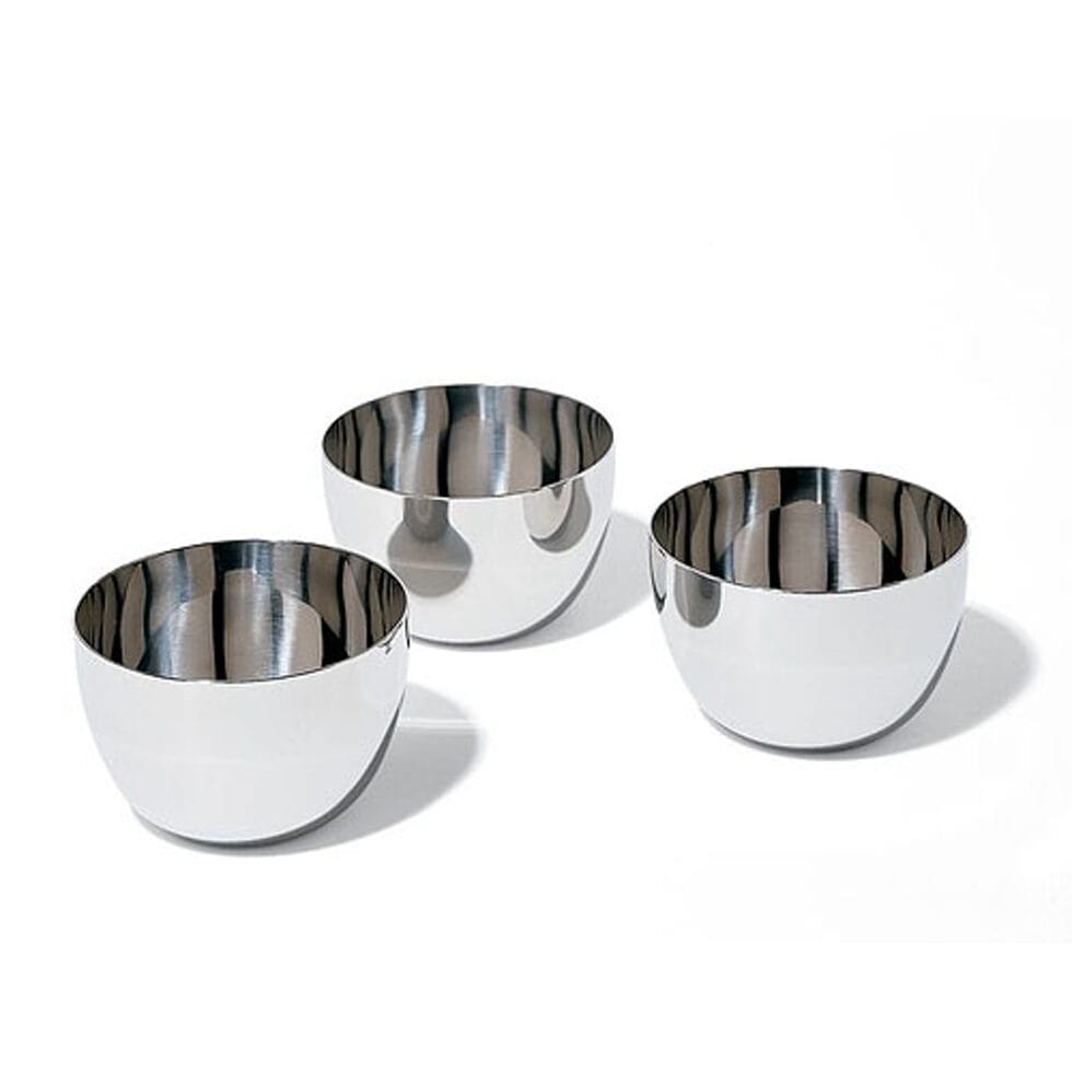 ALESSI MAMIBowls set of 3 stainless steel 