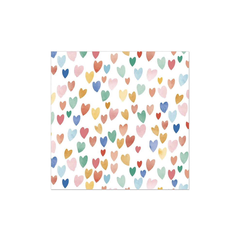 Paper napkins
Hearts colorful 