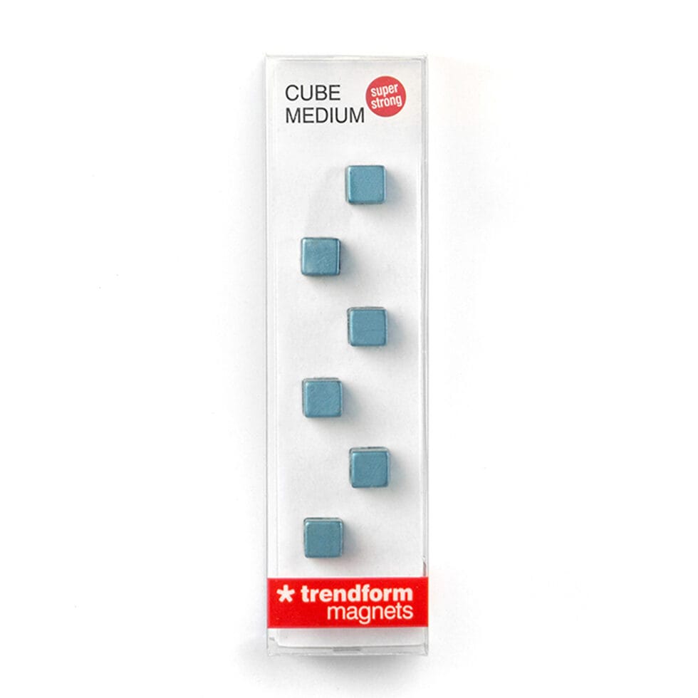 Magnet cube extra strong
blue set of 6, 0.8 cm 