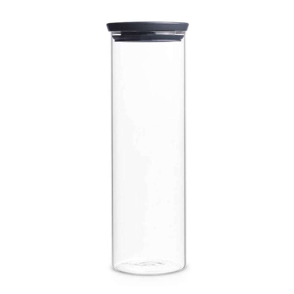 Glass can stackable 1.9lt 