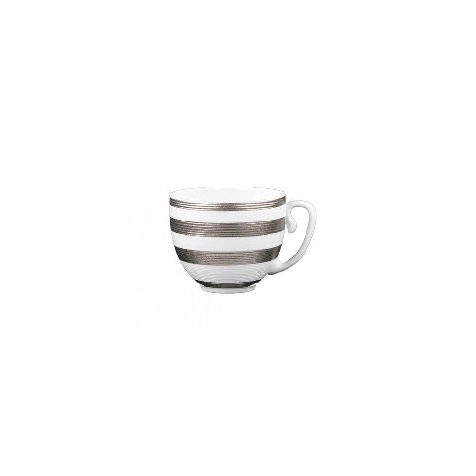 HEMISPHERE PLATINUM STRIPED Coffee cup upper 12 cl 