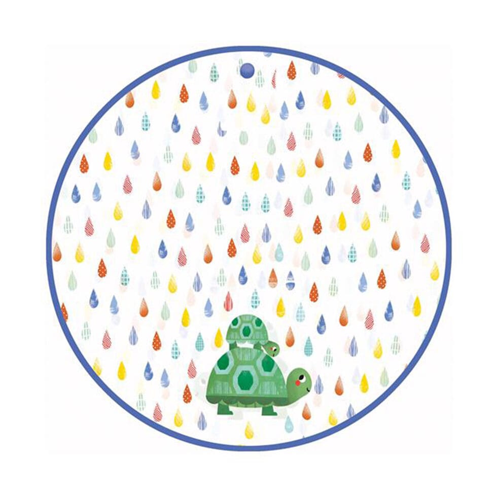 Poncho de pluie tortue 