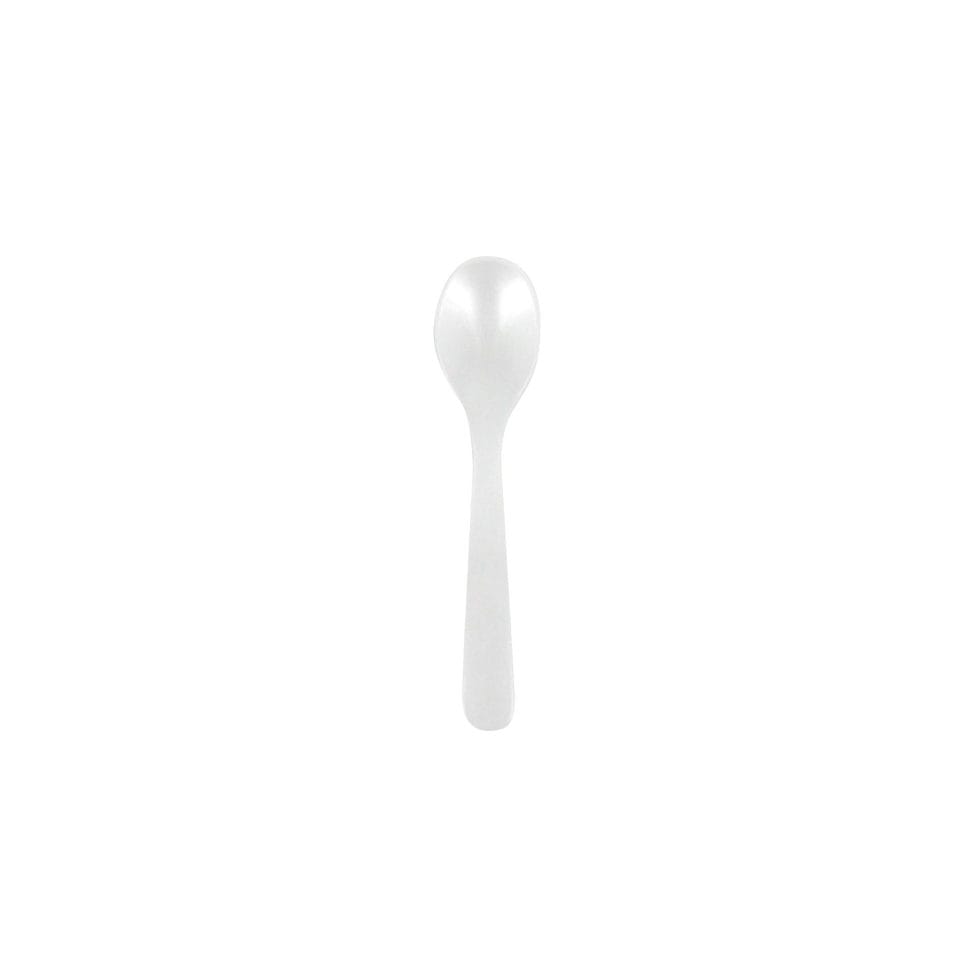 Egg spoon acrylic glass mother of pearl 