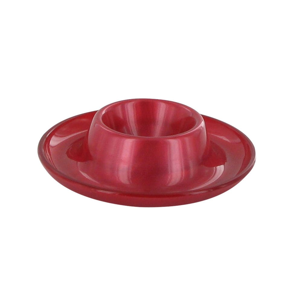 Egg cup acrylic glass red 