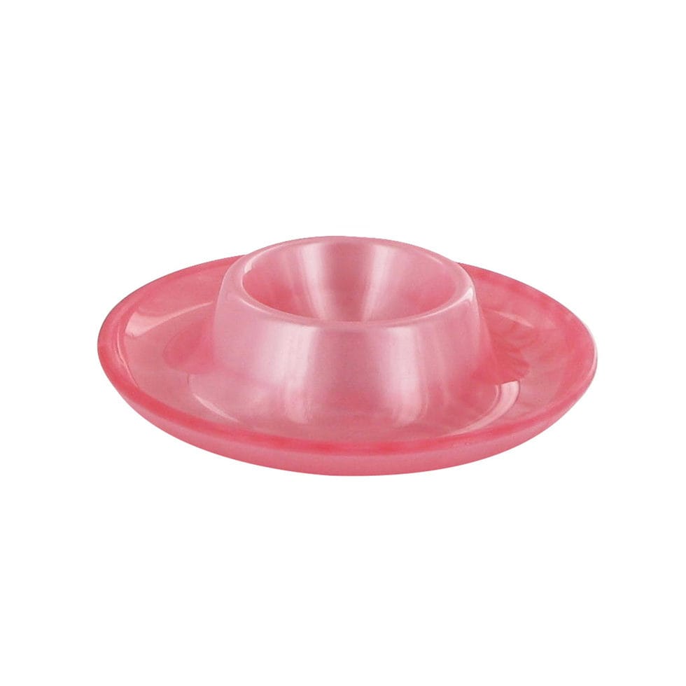 Egg cup acrylic glass pink 
