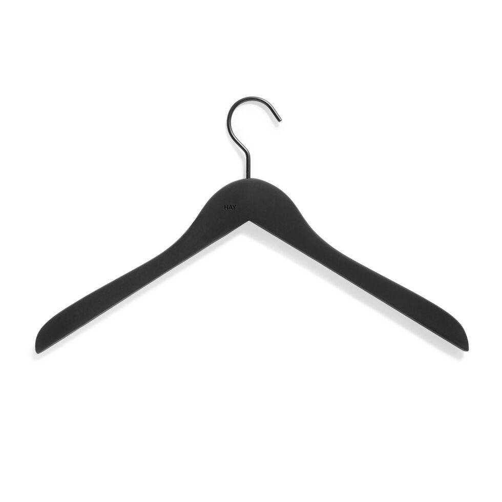 Coat hanger flat
Set of 4 black 