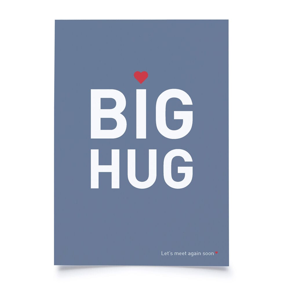 Postkarte 
"Big Hug" 