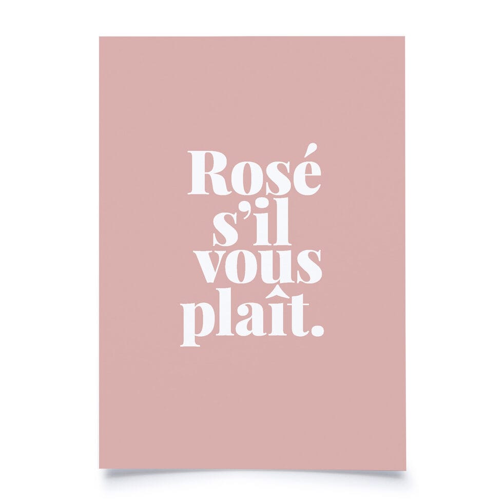 Postcard
"Rosé sìl vous plait" 