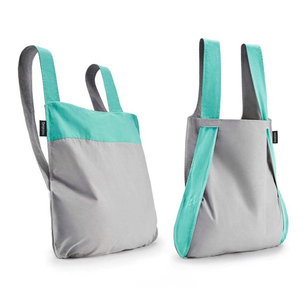 Backpack "Notabag"
gray/turquoise 