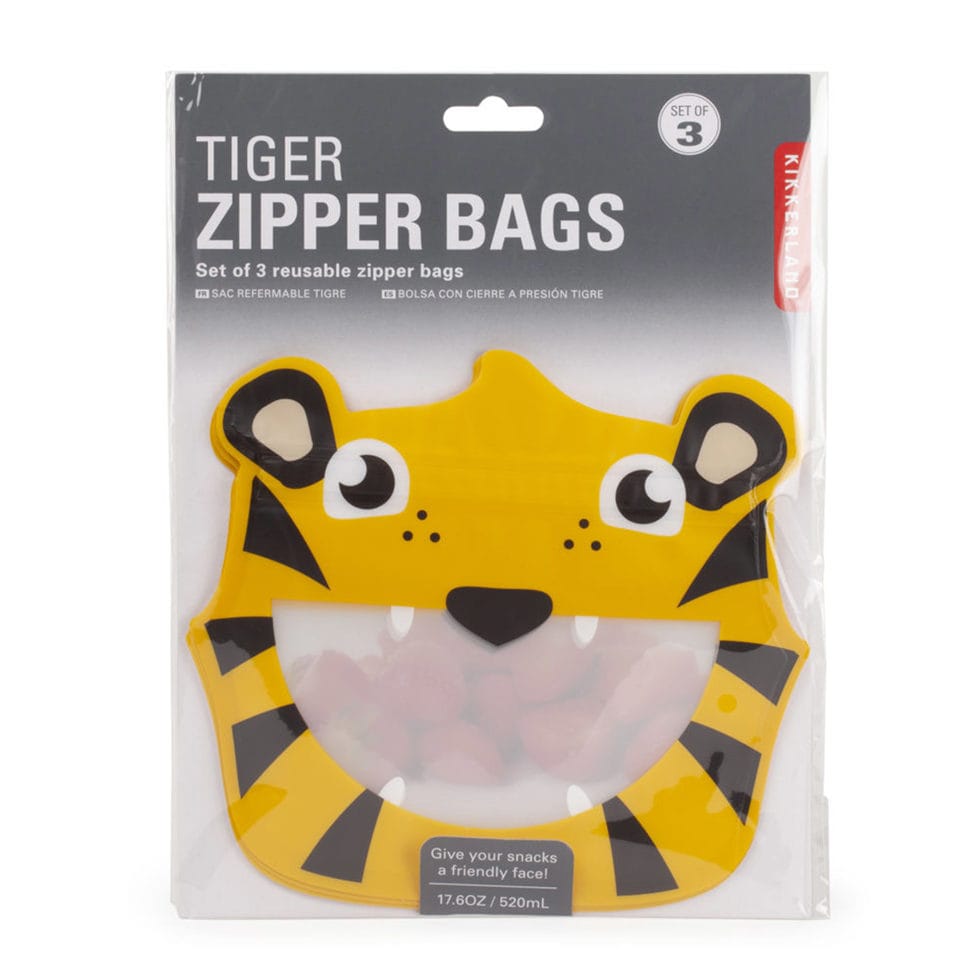 Zip Beutel 
Tiger 3er 
