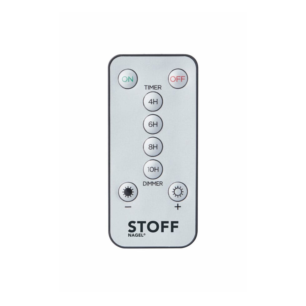 Remote control for
LED Candles to "Stoff" Candlestick 