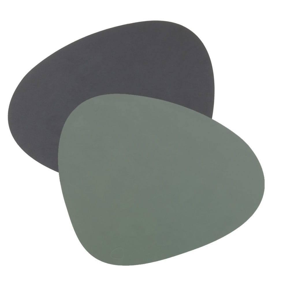 Placemat
anthracite/green curve 37x44 