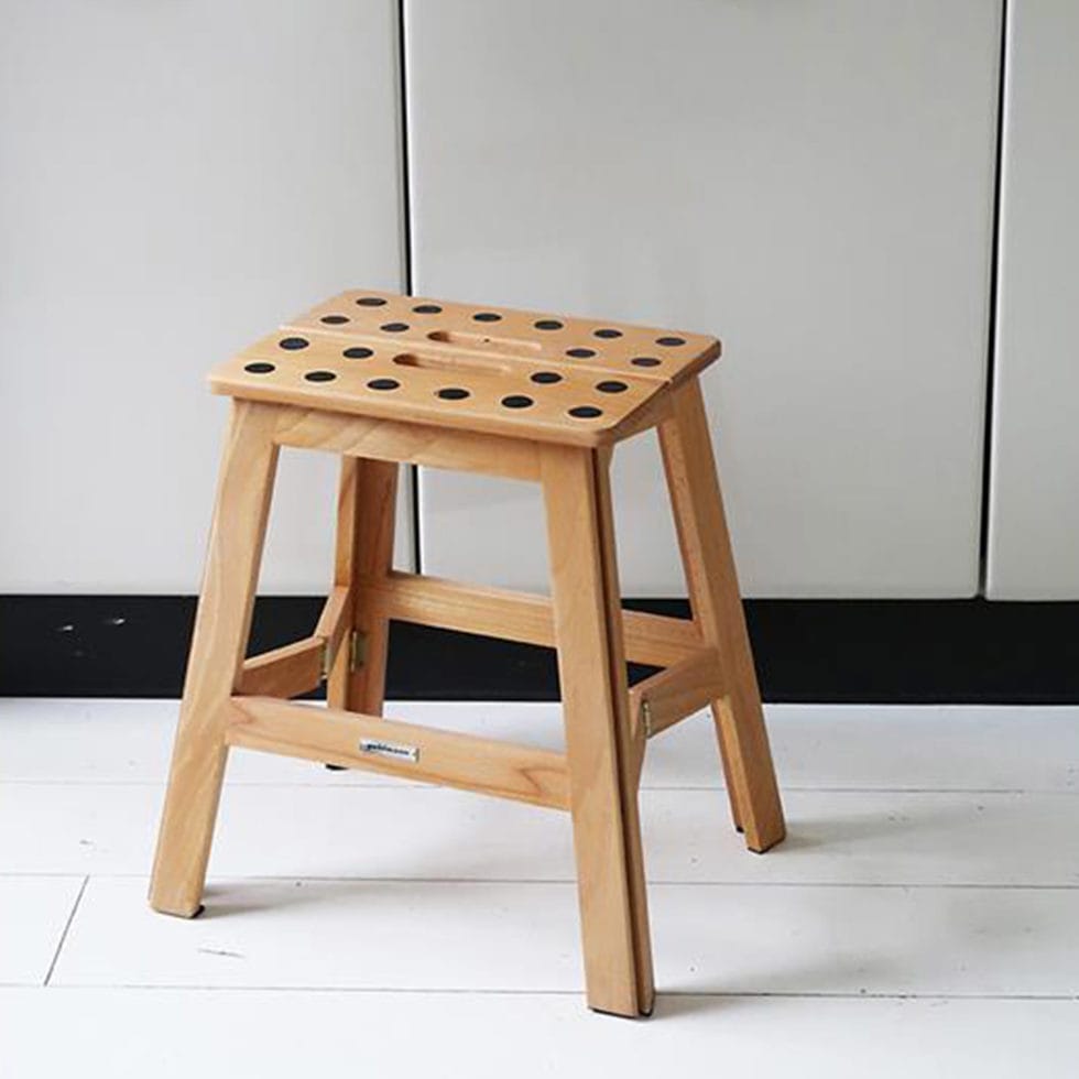 Step stool wood 41 cm 