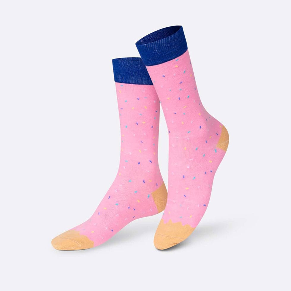Donut Strawberry Socks 