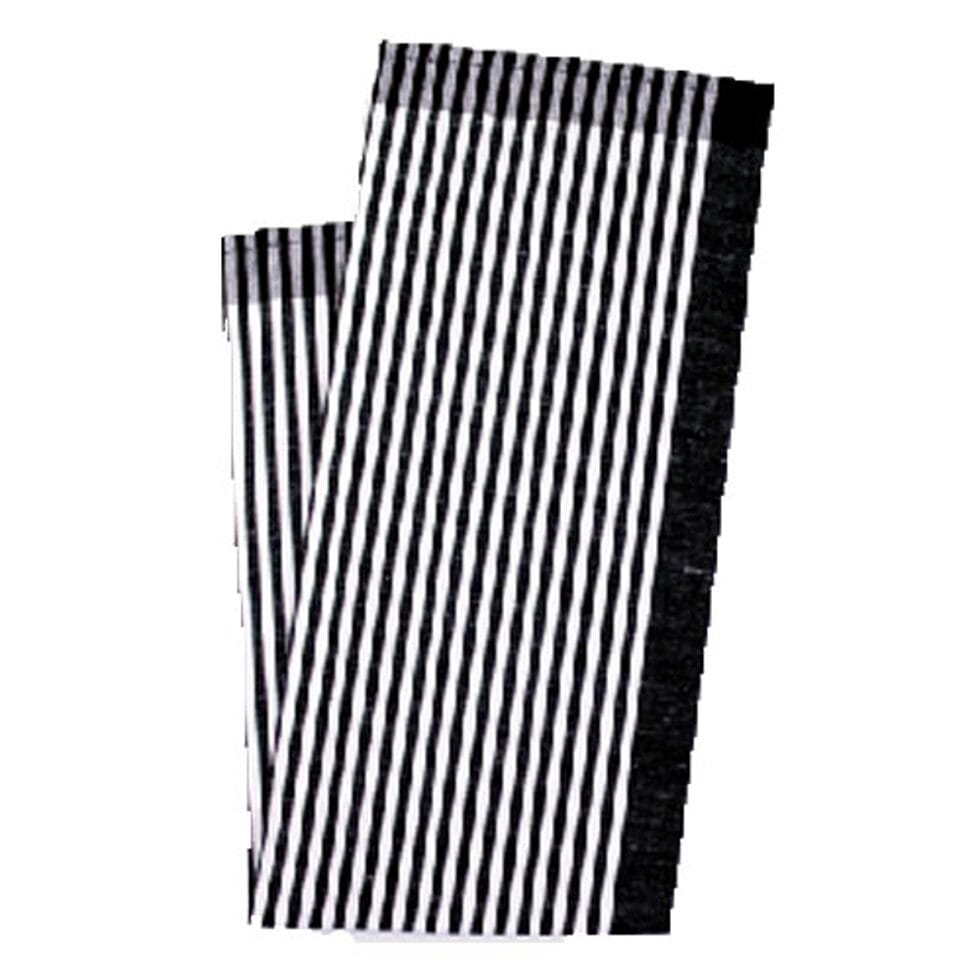 Kitchen towel, black stripes 