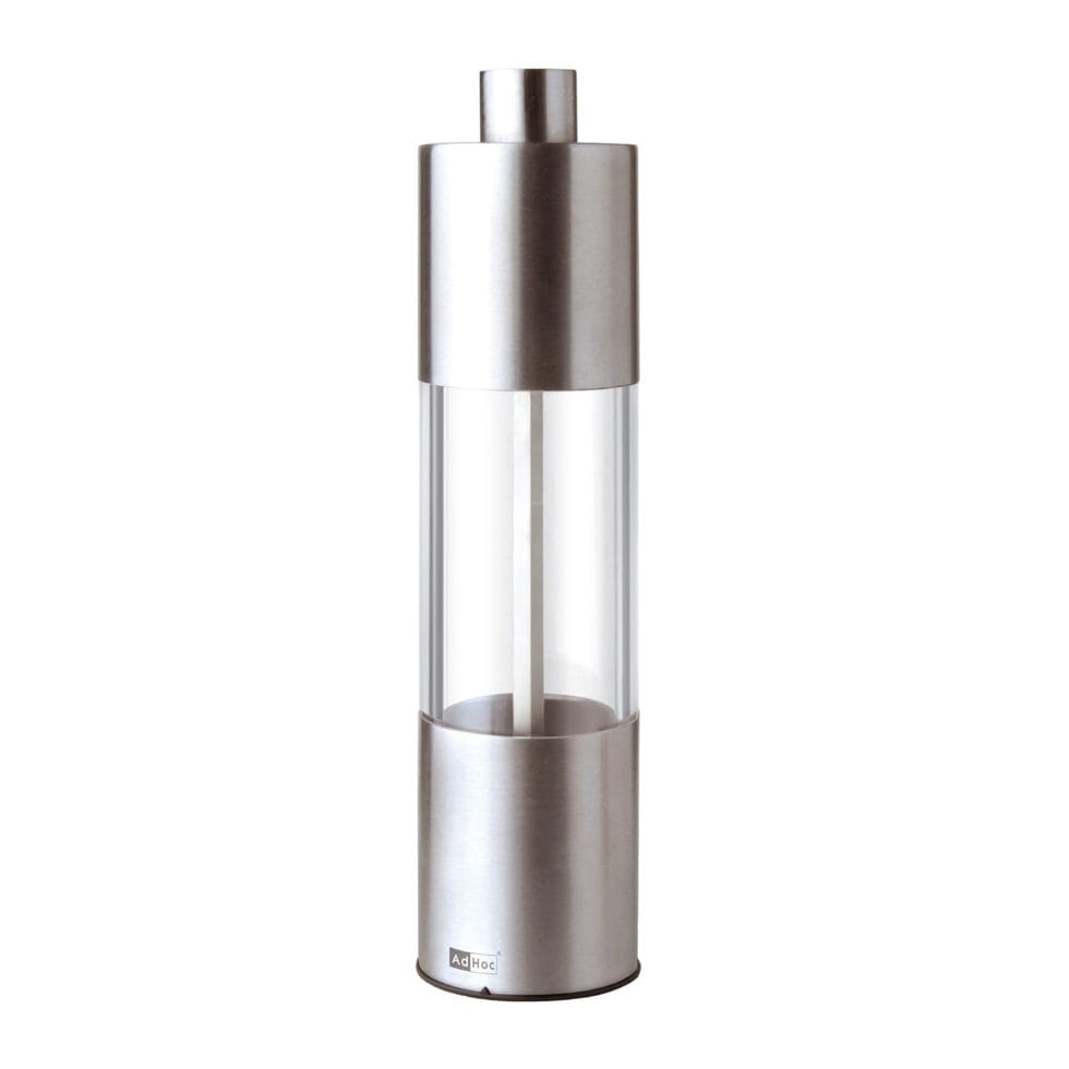 Pepper or salt mill
Stainless steel 18 cm 