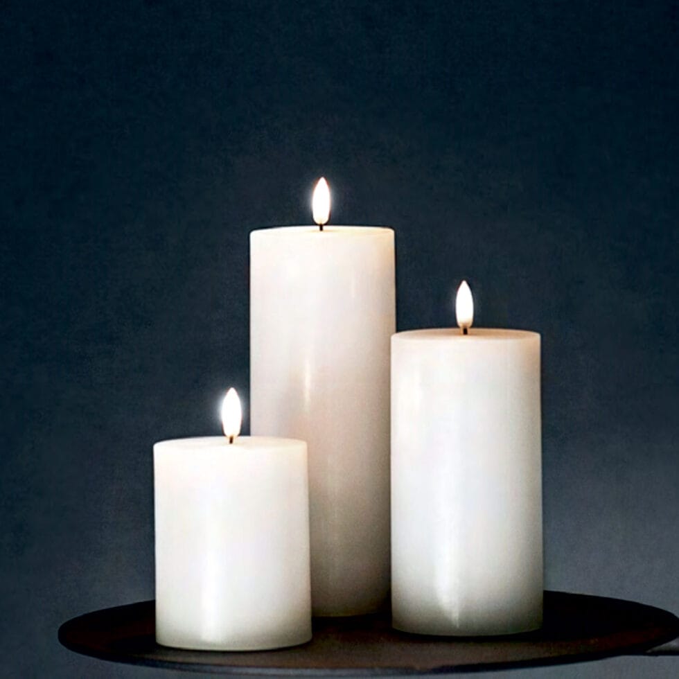 LED candle white
10 cm 