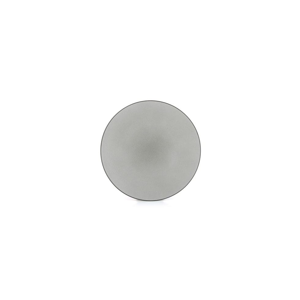 Plate flat grey 16 cm 