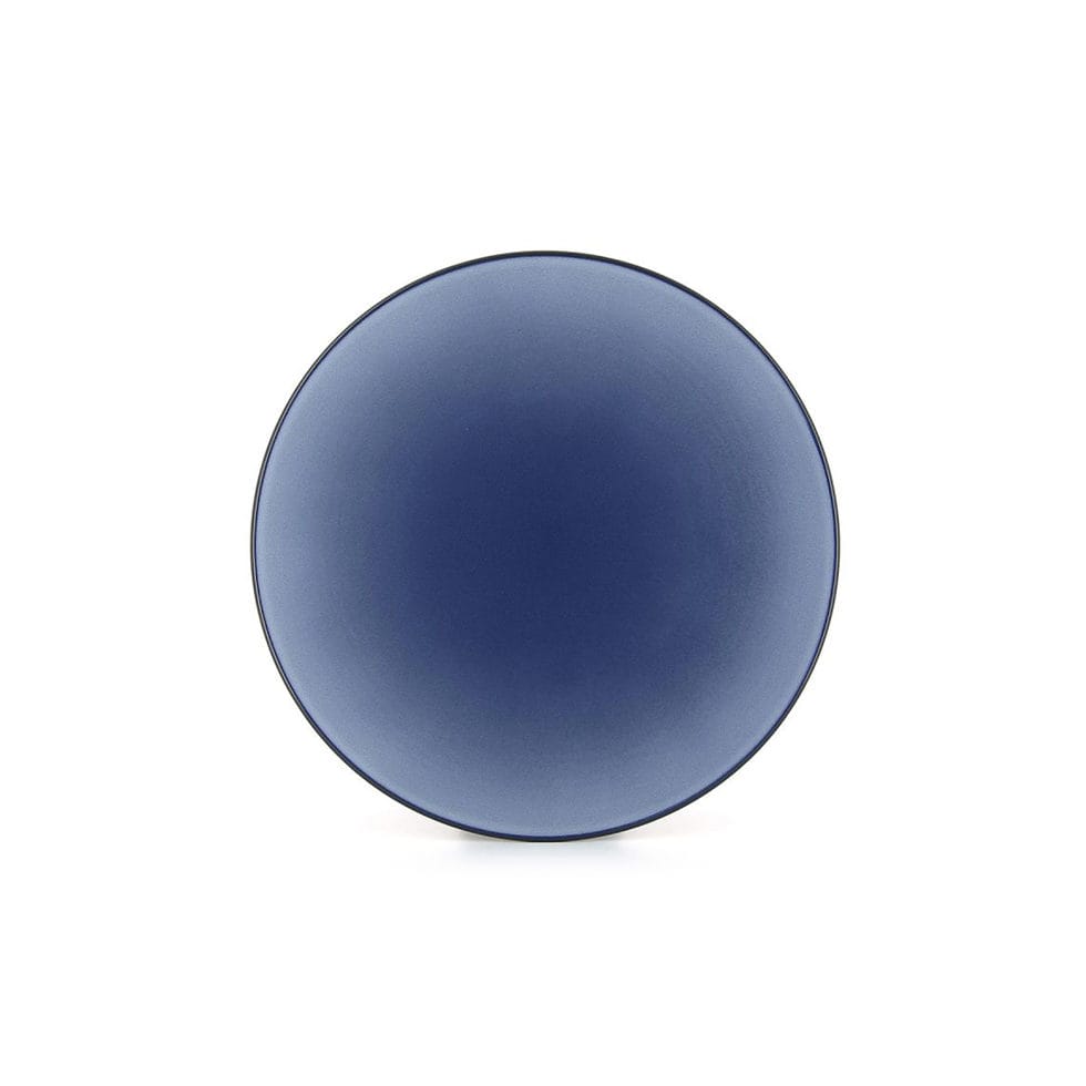 Plate flat blue 21 cm 