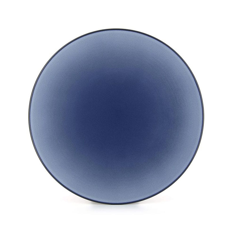 Plate flat blue 28 cm 
