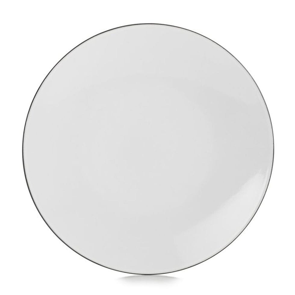 Plate flat white 31 cm 
