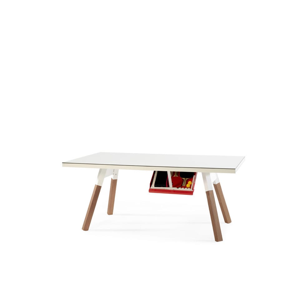 Table de ping-pong blanche180 cm 