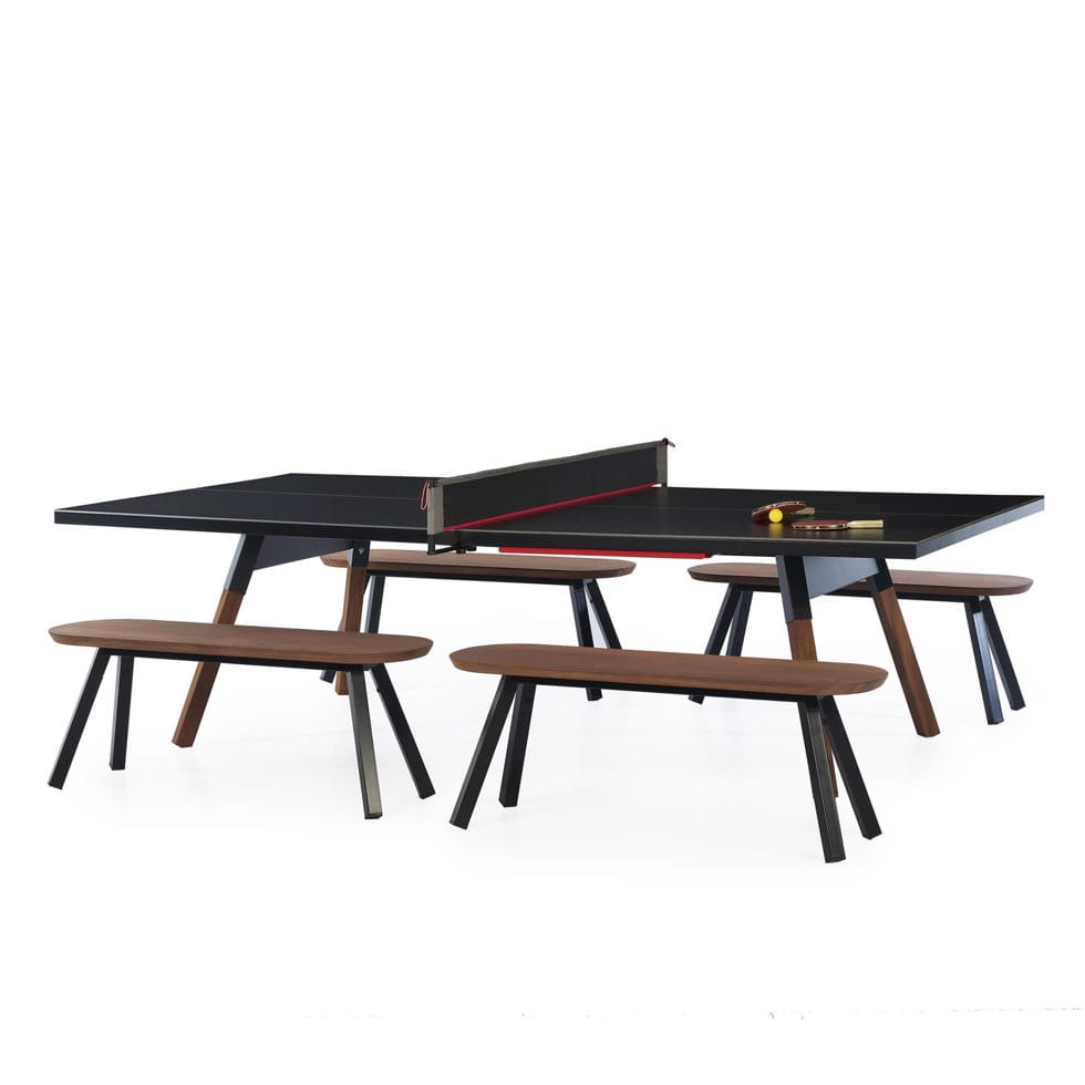 Ping-pong table black220 cm 