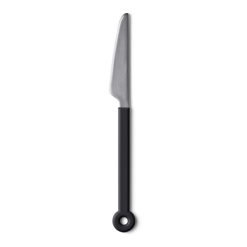 MONO RINGdinner knife black 