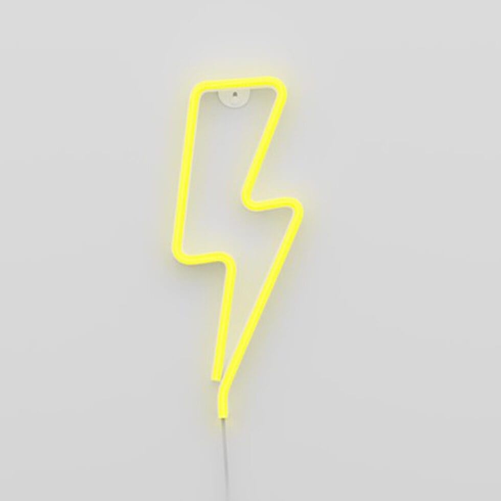 Lampe décoratif LED Éclair
jaune 