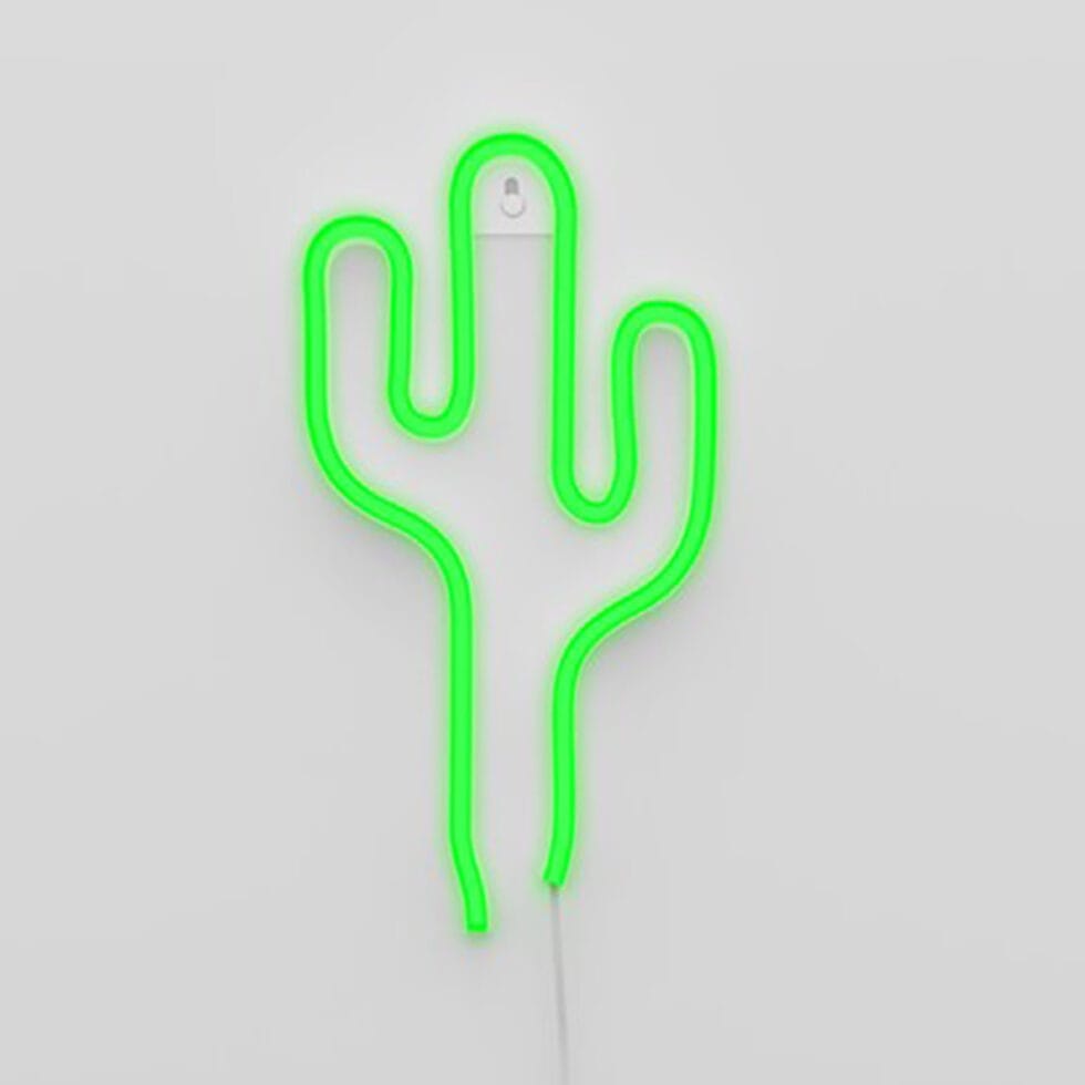 LED Deko Leuchte, Kaktus
grün 