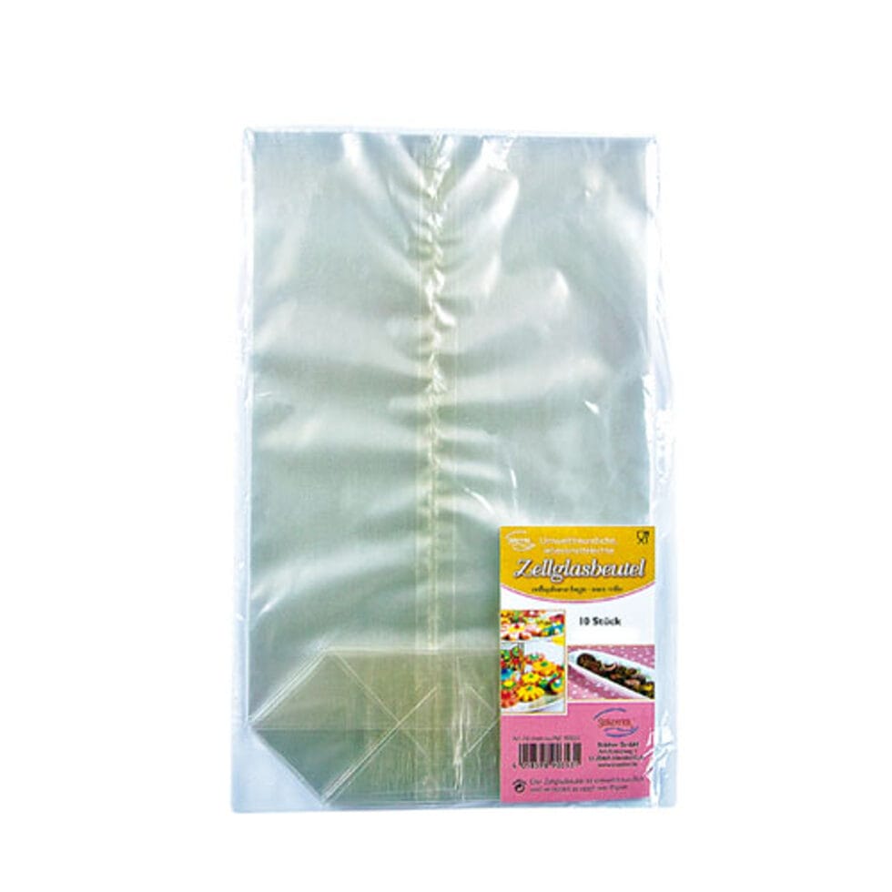 Cellophane bag 115x190mm 10 pcs 