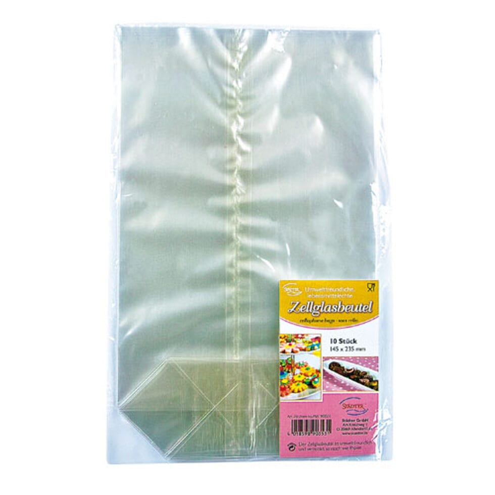 Cellophane bag 145x235mm 10 pcs 