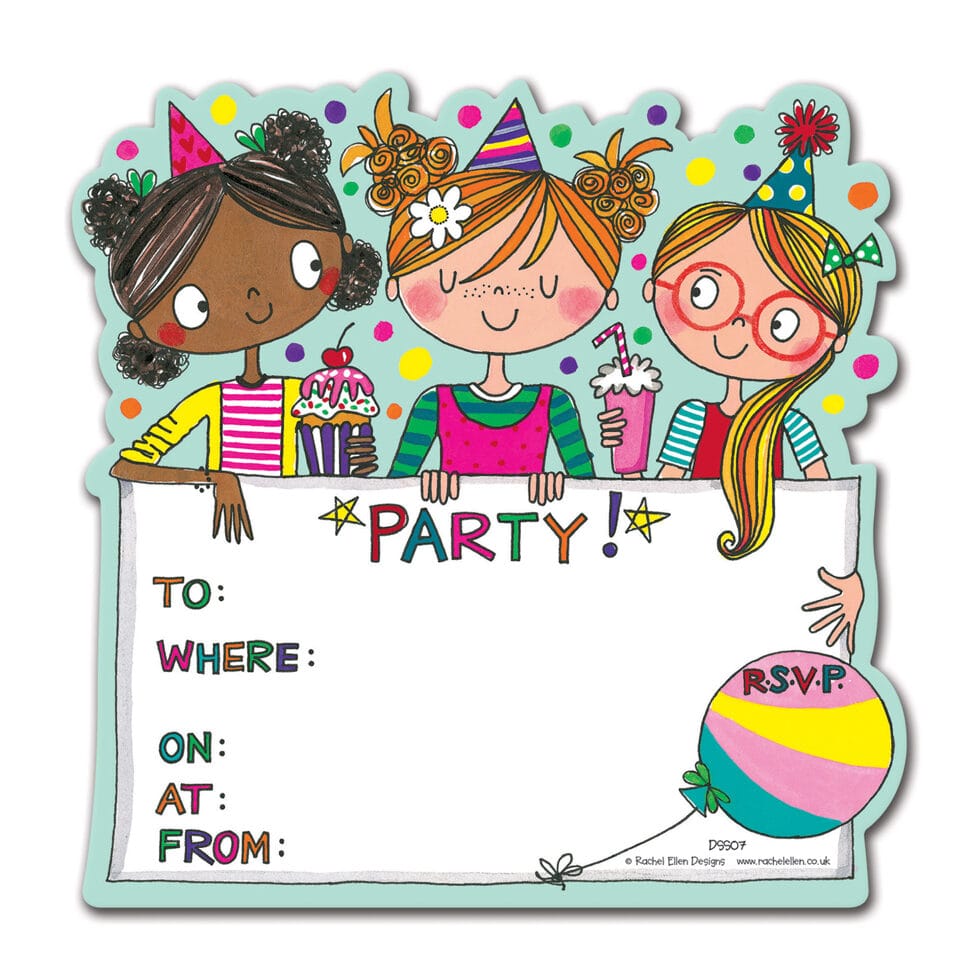Einladungskarte 
Friends Party 