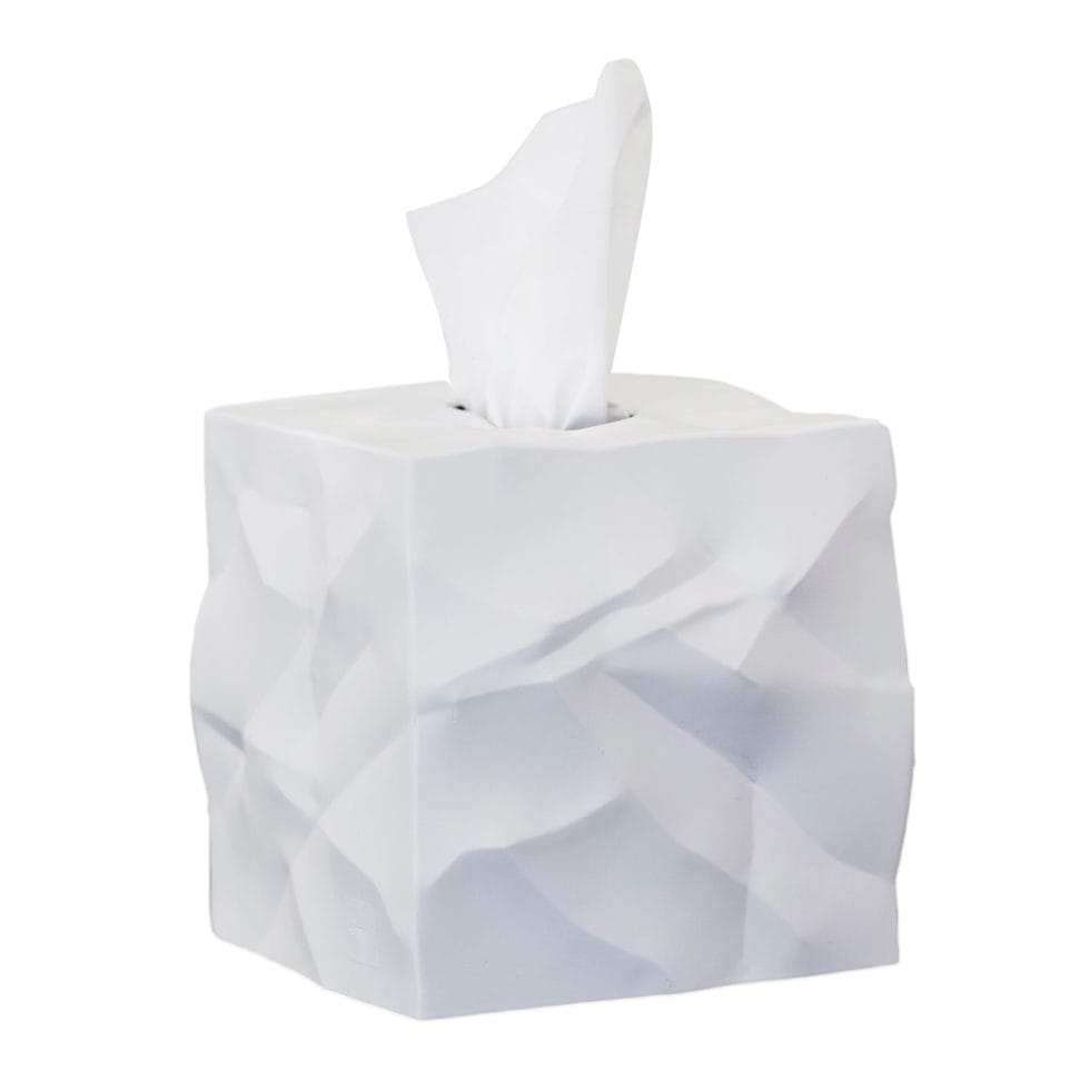 Kleenex Box "Wipy" white
square 