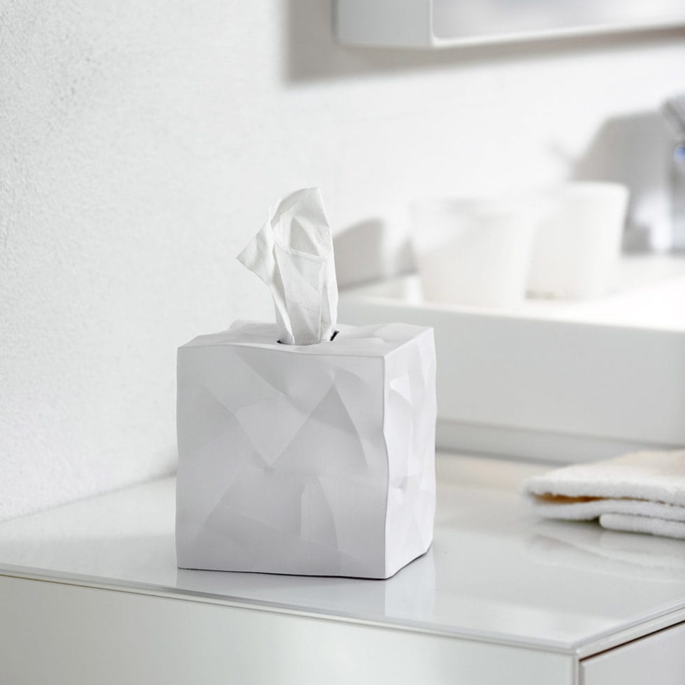 Kleenex Box "Wipy" white
square 