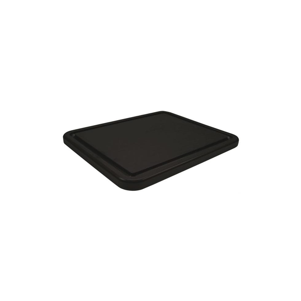 Cutting board polyethylene black32.5 x 26.5 cm 