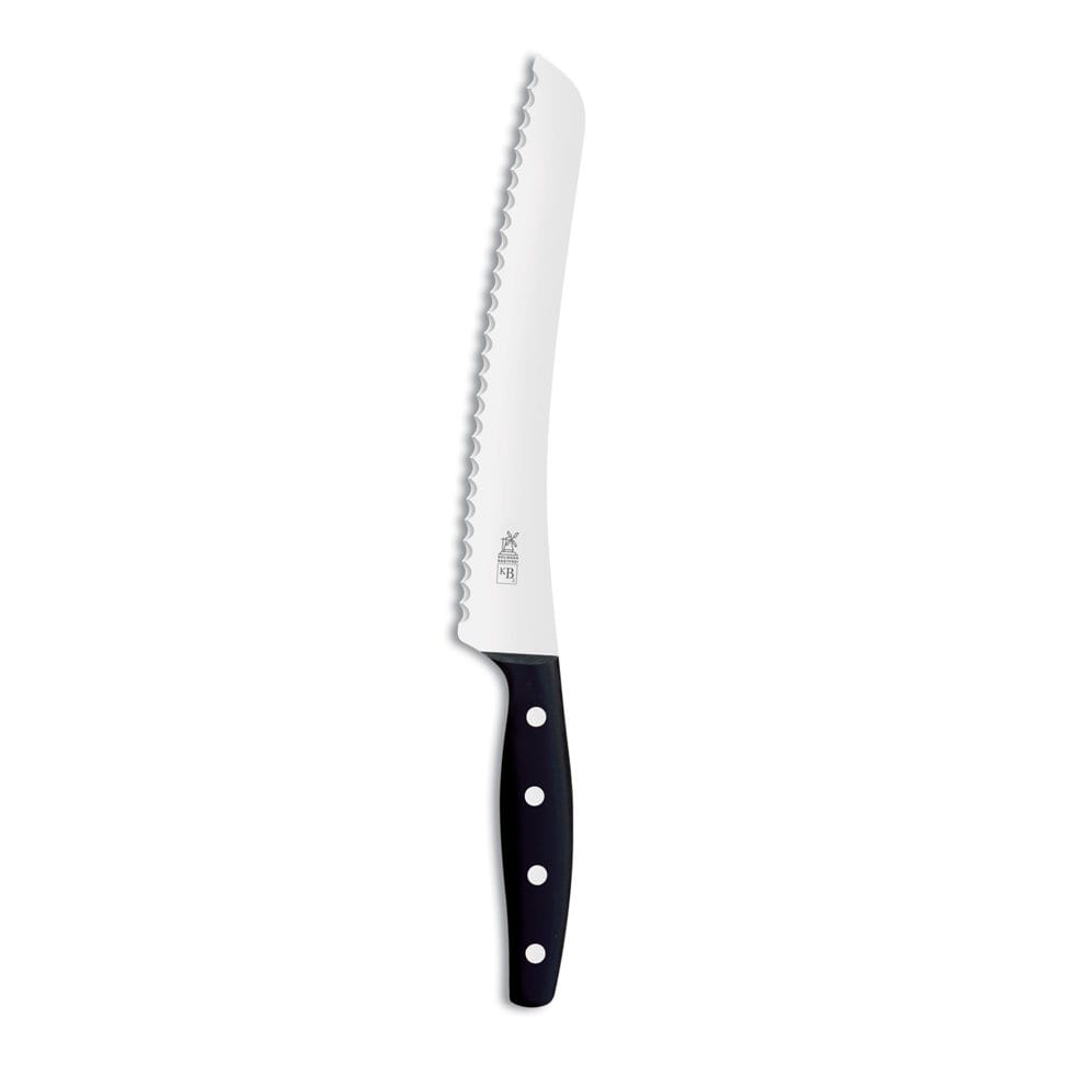Couteau à pain pour gauchers et droitiers
22.5 cm noir 