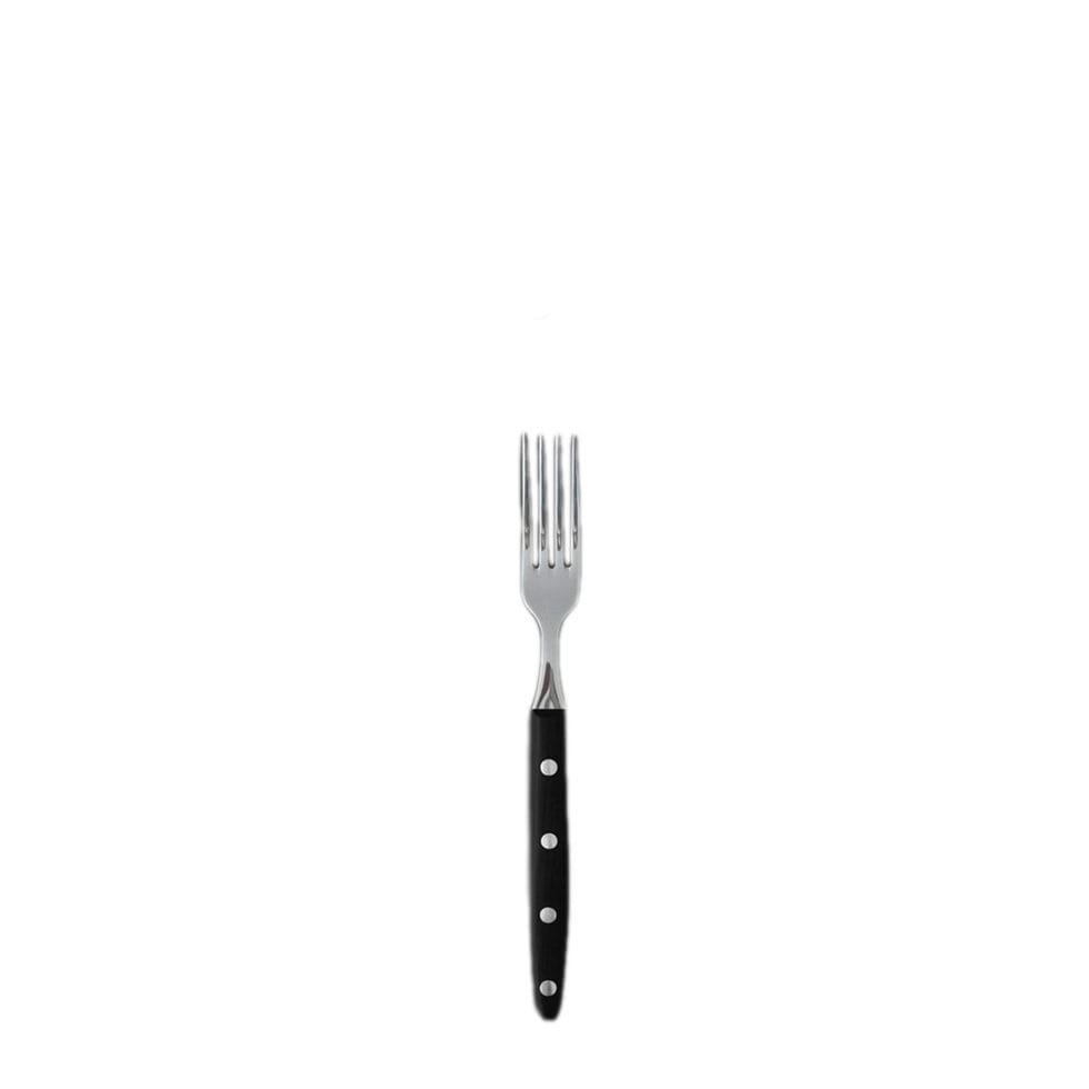 Steak fork black plastic 20.5 cm 