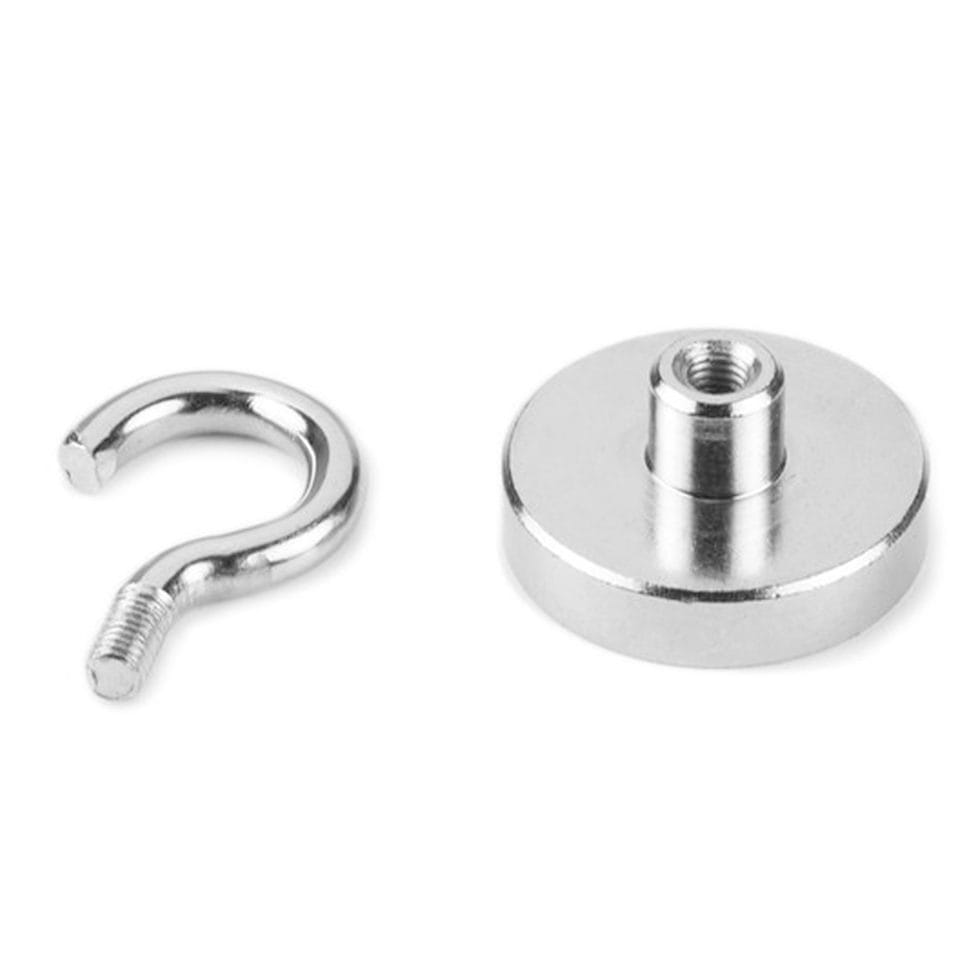 Pot magnet with hook 32 mm 