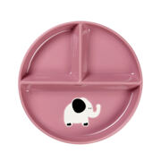 Teller lila,
Elefant 