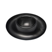 Coquetier en verre acrylique anthracite 