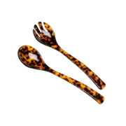 Acrylic glass salad servers
Tortoiseshell 