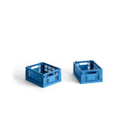 Folding crates XS set of 2
blue 