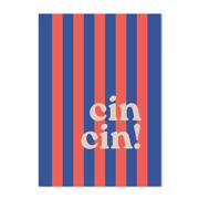 Postcard - cin cin! 
