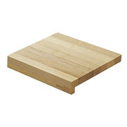 Cutting board with edge38 x 35 