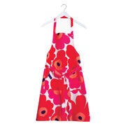 Bib apron
white/red 